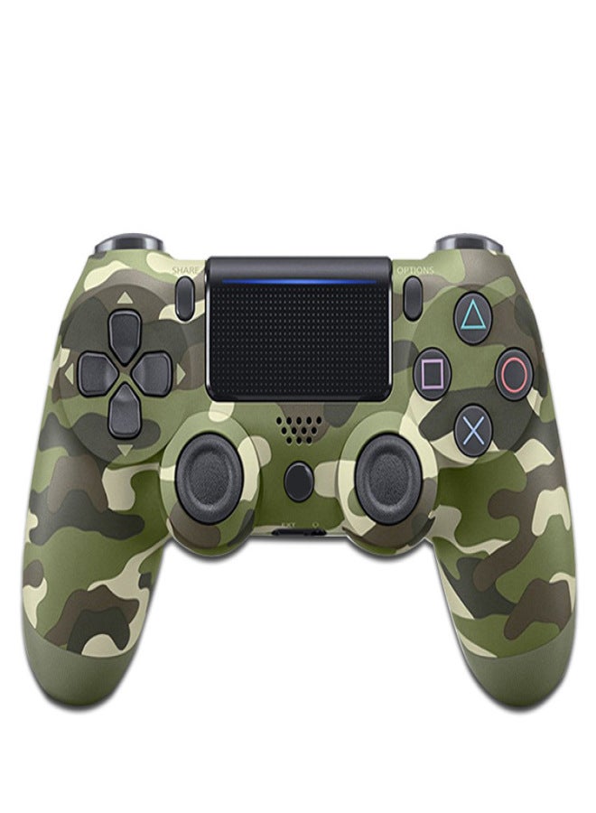PS4 Wired Vibrate Game Controller Handle Dual Double Shock for PS4 (Camouflage Green)