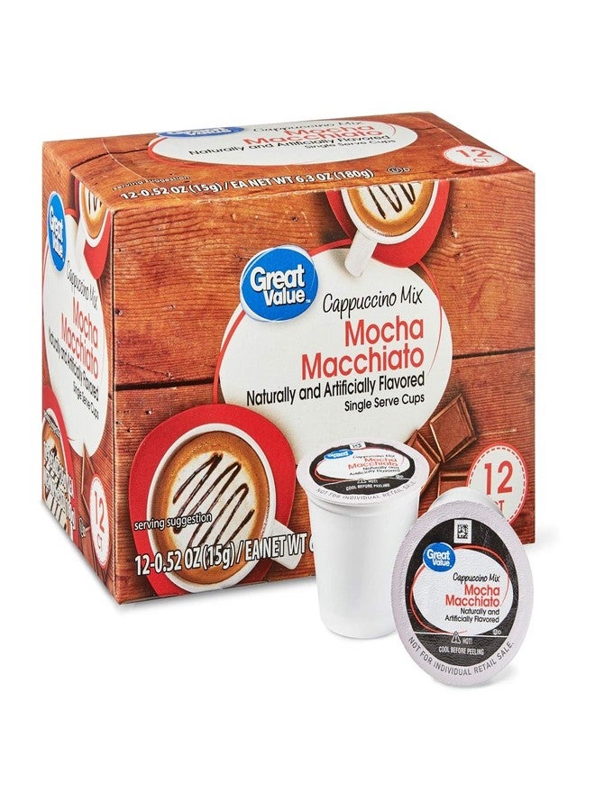 Great Value Cappuccino Coffee and Hot Drink Single Serve Pods, 12 Count (Mocha Macchiato Cappuccino, Pack of 2) - Image 5
