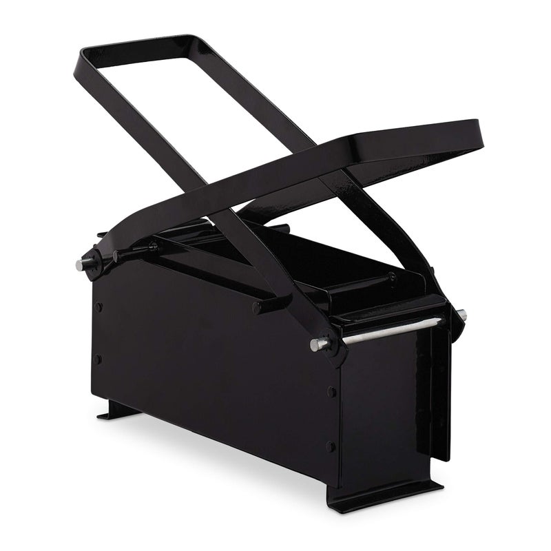Relaxdays Paper Press Waste Newspapers Manual Hydraulic Steel Recycle Briquette Chip HxWxD 12 x 26 x 9 cm Black 255 x 28 x 145 cm
