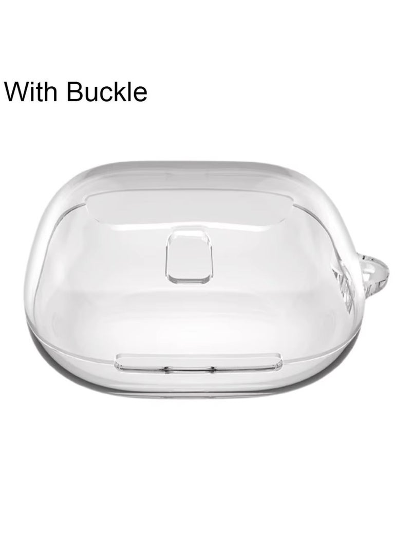 Silicone Case Compatible with Beats Powerbeats Pro 2 with Keychain Soft Resistant Shockproof Protective Case for Powerbeats Pro 2 for Women Men (Transparent) - Image 5