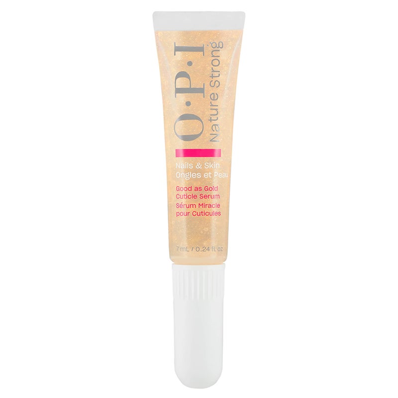 OPI Nature Strong Nails & Skin - Good as Gold Cuticle Serum | Hydrating Gel Serum to Soften & Sooth Cuticles On-The-Go | Enriched with Skin-Smoothing Emollients | 0.24 Fl Oz | 7 mL - Image 1