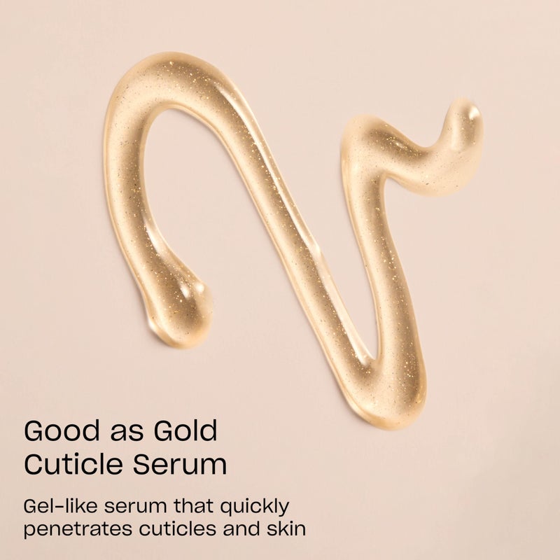 OPI Nature Strong Nails & Skin - Good as Gold Cuticle Serum | Hydrating Gel Serum to Soften & Sooth Cuticles On-The-Go | Enriched with Skin-Smoothing Emollients | 0.24 Fl Oz | 7 mL - Image 2