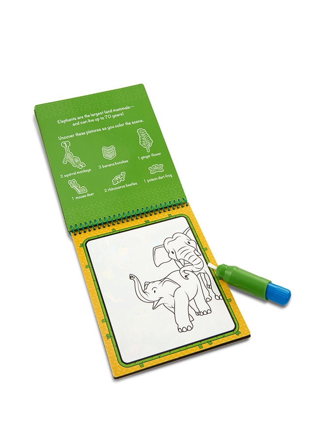 Melissa & Doug على الطريق ماء واو! وسادة نشاط تلوين قابلة لإعادة الاستخدام تكشف عن الماء الأدغال ، متعددة الألوان  - Image 1
