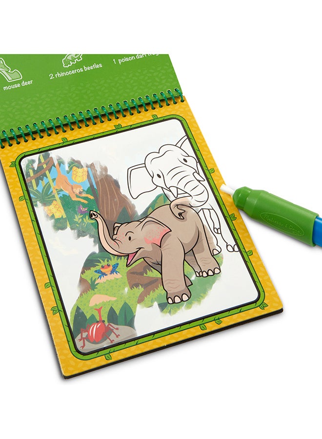 Melissa & Doug على الطريق ماء واو! وسادة نشاط تلوين قابلة لإعادة الاستخدام تكشف عن الماء الأدغال ، متعددة الألوان  - Image 3