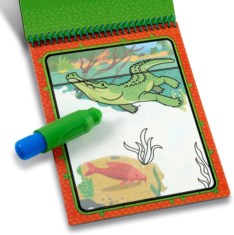 Melissa & Doug على الطريق ماء واو! وسادة نشاط تلوين قابلة لإعادة الاستخدام تكشف عن الماء الأدغال ، متعددة الألوان - Image 4
