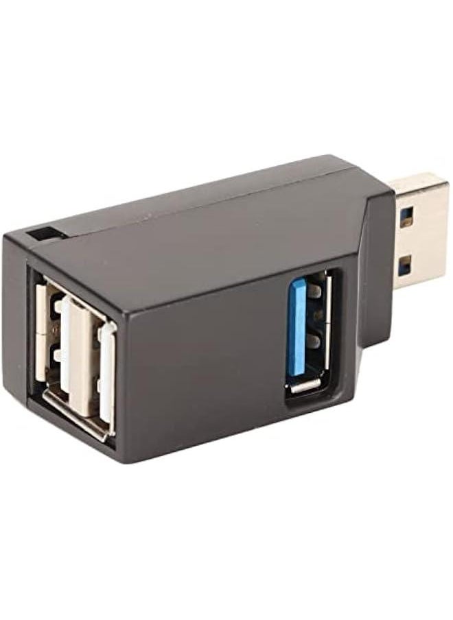 ماركة غير محددة موزع USB 3.0، موزع USB بثلاثة منافذ، موزع USB سريع لنقل البيانات لأجهزة الكمبيوتر المحمولة والكمبيوتر الشخصي والطابعات والهواتف المحمولة ومحركات الأقراص المحمولة  - Image 1