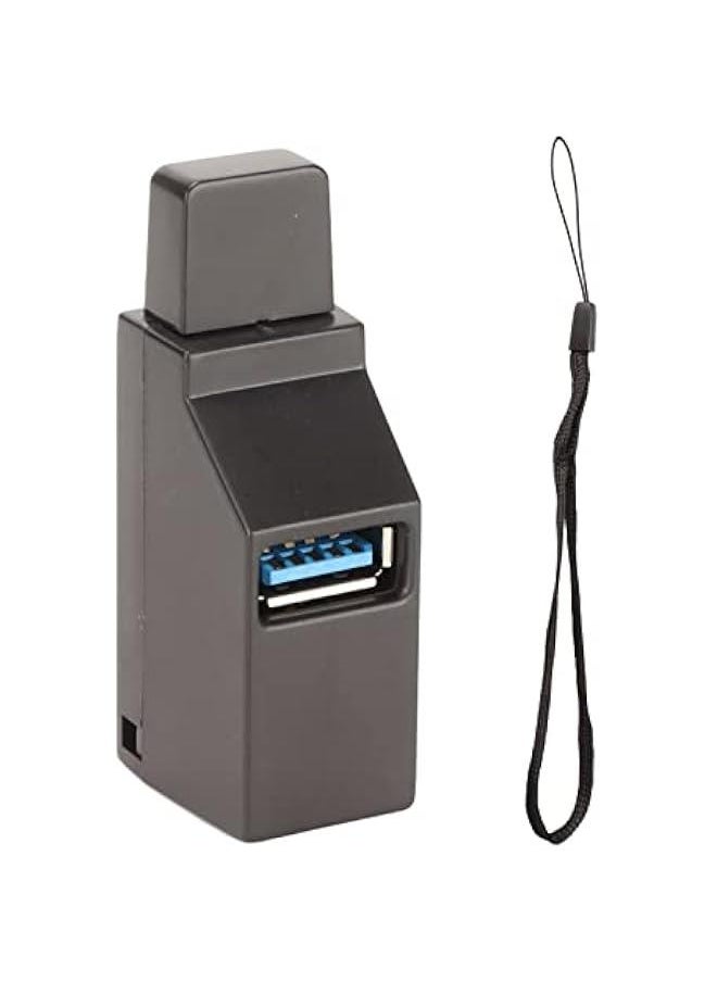 ماركة غير محددة موزع USB 3.0، موزع USB بثلاثة منافذ، موزع USB سريع لنقل البيانات لأجهزة الكمبيوتر المحمولة والكمبيوتر الشخصي والطابعات والهواتف المحمولة ومحركات الأقراص المحمولة  - Image 3