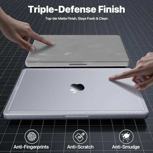 Soonjet CrackGuard for MacBook Pro 14 inch Case | M5 M4 M3 M2 M1 Pro/Max 2026-2021 | Anti-Crack Upgrade | Flawless Fit | Anti Fingerprint & Scratch | Hard Shell Laptop Cover | Matte Clear - Image 5