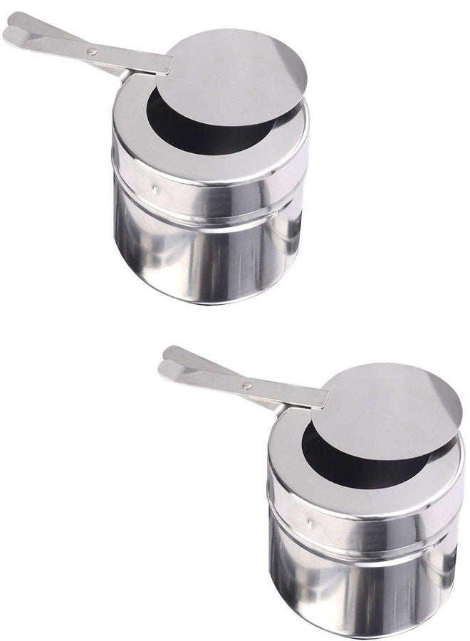 إن كي أكس طبق الغضب من الفولاذ المقاوم للصدأ مع غطاء فضي 9 لتر - Image 3