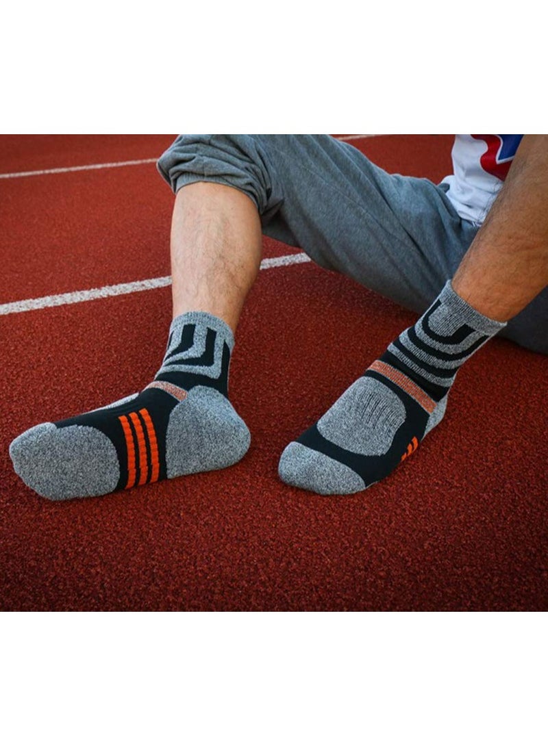 KASTWAVE 3 Pairs Anti Slip Football Sport Socks Breathable Anti Blister Grip Socks Men Women Non Slip Trainer Socks Cushion Athletic Soccer Socks for Basketball Hiking Walking Running Rugby  - Image 3