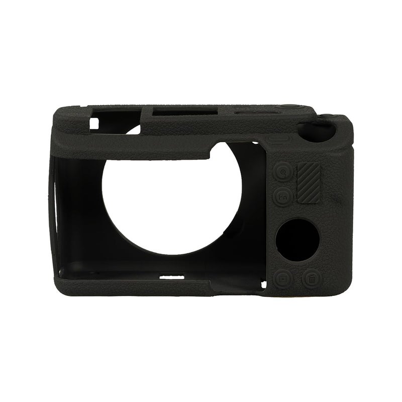 STSEETOP Camera Case for Sony ZV-E1 - Protective Silicone DSLR Skin Cover, Detachable Cage, Shockproof, Dustproof (Black) - Image 2