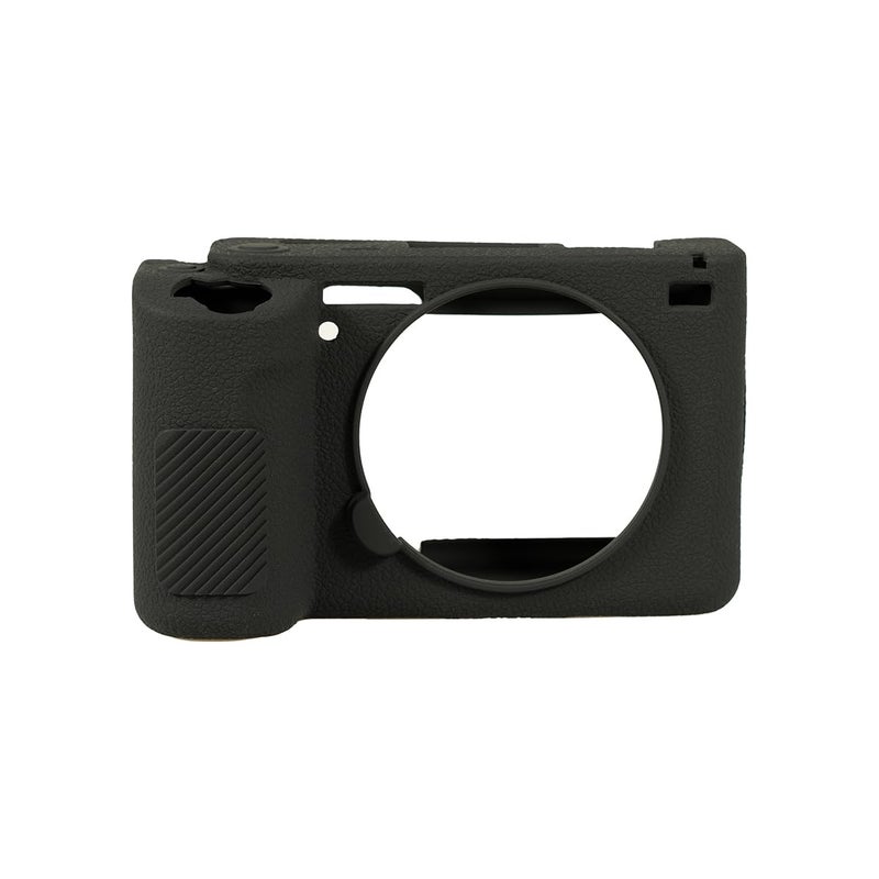 STSEETOP Camera Case for Sony ZV-E1 - Protective Silicone DSLR Skin Cover, Detachable Cage, Shockproof, Dustproof (Black) - Image 1