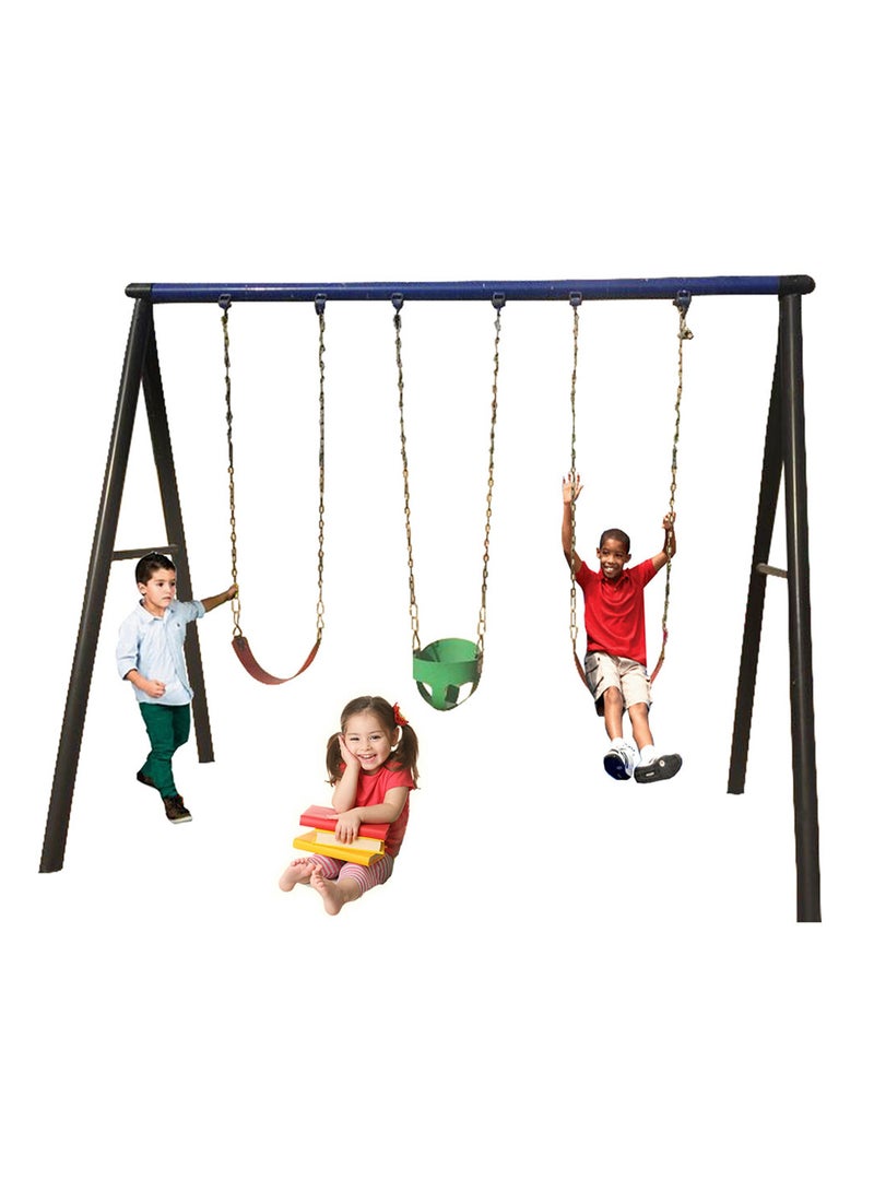 MYTS Metal Playground Swing Set: Outdoor Fun for Kids - Image 3