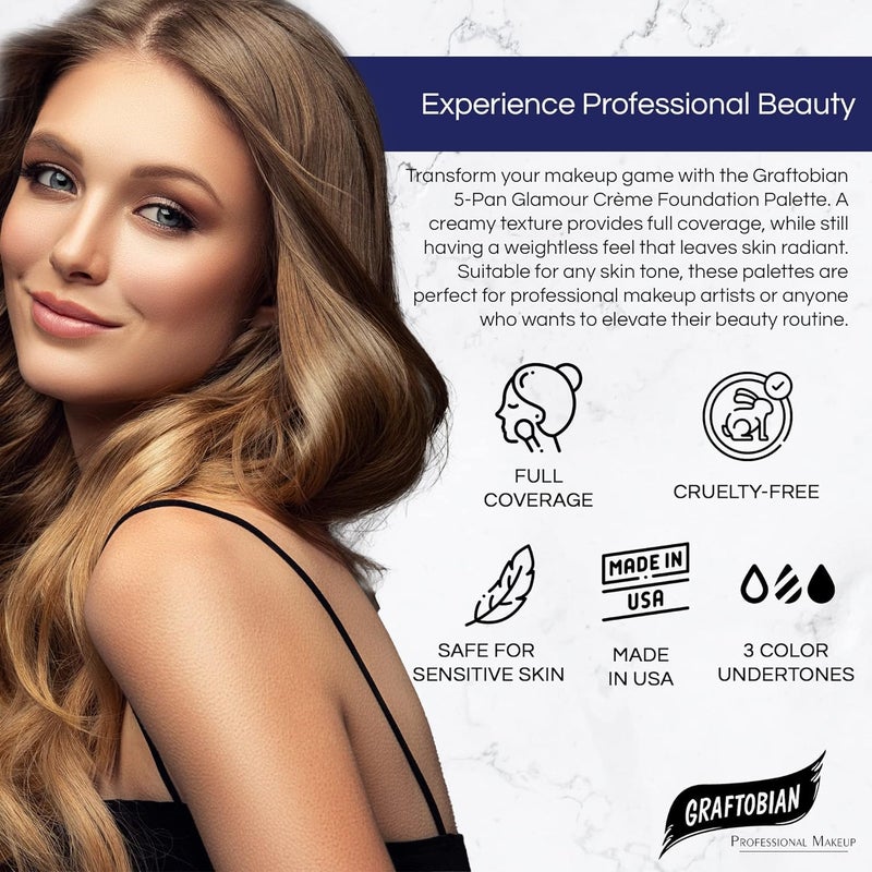 Graftobian High Definition Glamour Creme Palette, Cool #2 - Image 2