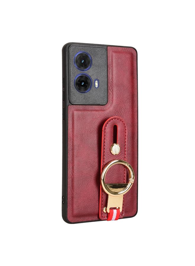 S-TOP Case For Motorola Moto G85 5G Wristband Leather Back Phone Case - Image 4