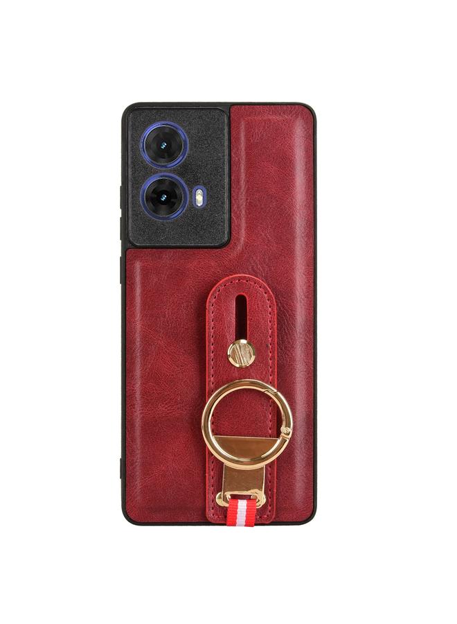 S-TOP Case For Motorola Moto G85 5G Wristband Leather Back Phone Case - Image 3