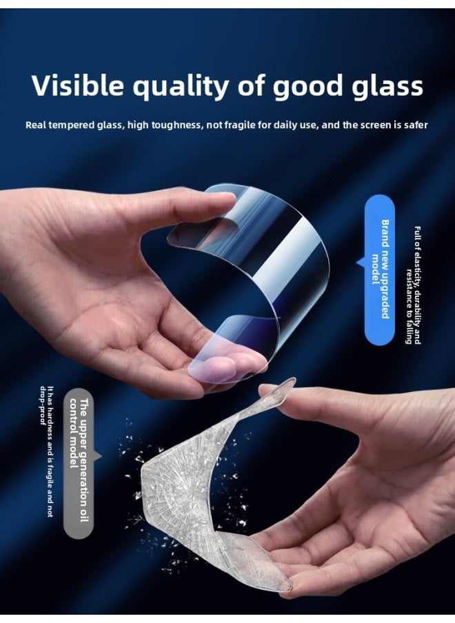 Generic - [Fingerprint-free] Applicable To For Iphone15 Tempered Film For Iphone13/14 Mobile Phone 11promax Anti-peep 12 Full Screen X-Colour:[explosion-proof Ultra-clear Film♦Pack Of 2】20 Times Stronger Anti-fingerprint♦Damage Compensation Guaranteed-Size:For Iphone 15 Plus - Image 1
