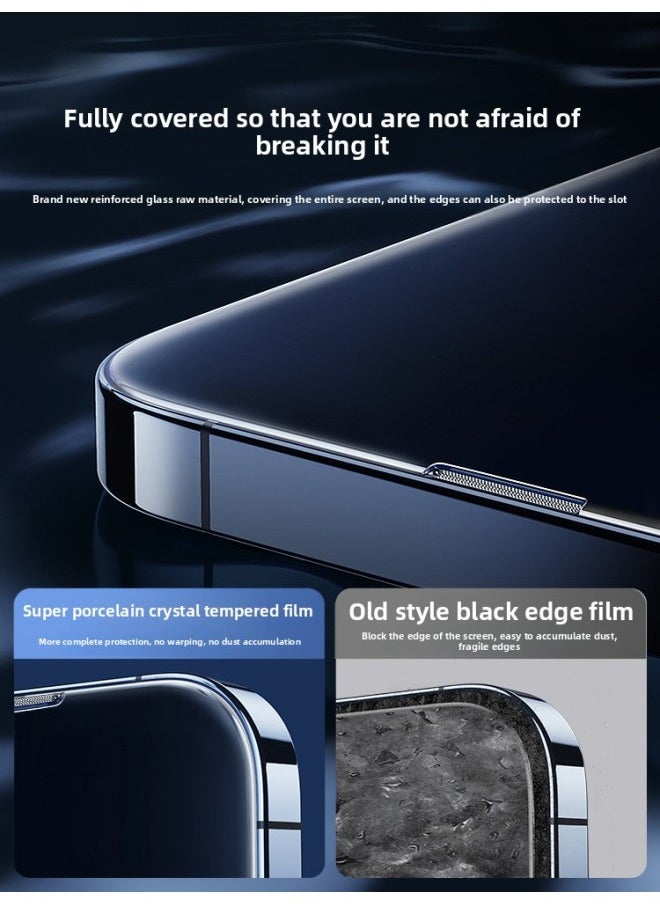 Generic - [Fingerprint-free] Applicable To For Iphone15 Tempered Film For Iphone13/14 Mobile Phone 11promax Anti-peep 12 Full Screen X-Colour:[explosion-proof Ultra-clear Film♦Pack Of 2】20 Times Stronger Anti-fingerprint♦Damage Compensation Guaranteed-Size:For Iphone 15 Plus - Image 1