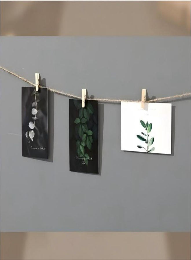 100 Pack Wooden Clothespins | Rust & Stain Resistant Bamboo Clothes Pegs | Durable, Eco-Friendly, Strong Grip Clips for Clothesline, Home, Kindergarten & DIY - Image 5