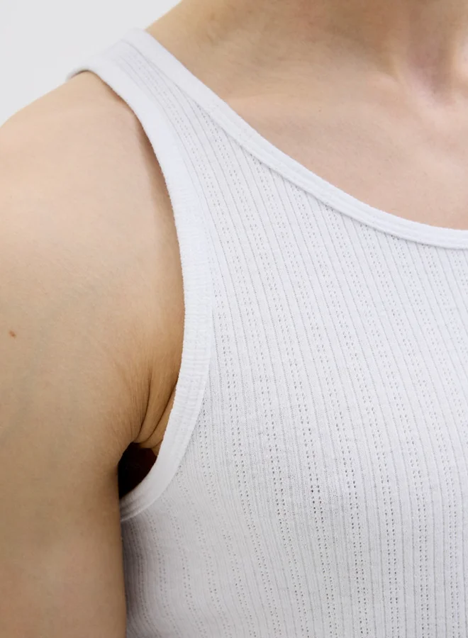 JACK & JONES Regular Fit Knitted Tank Top