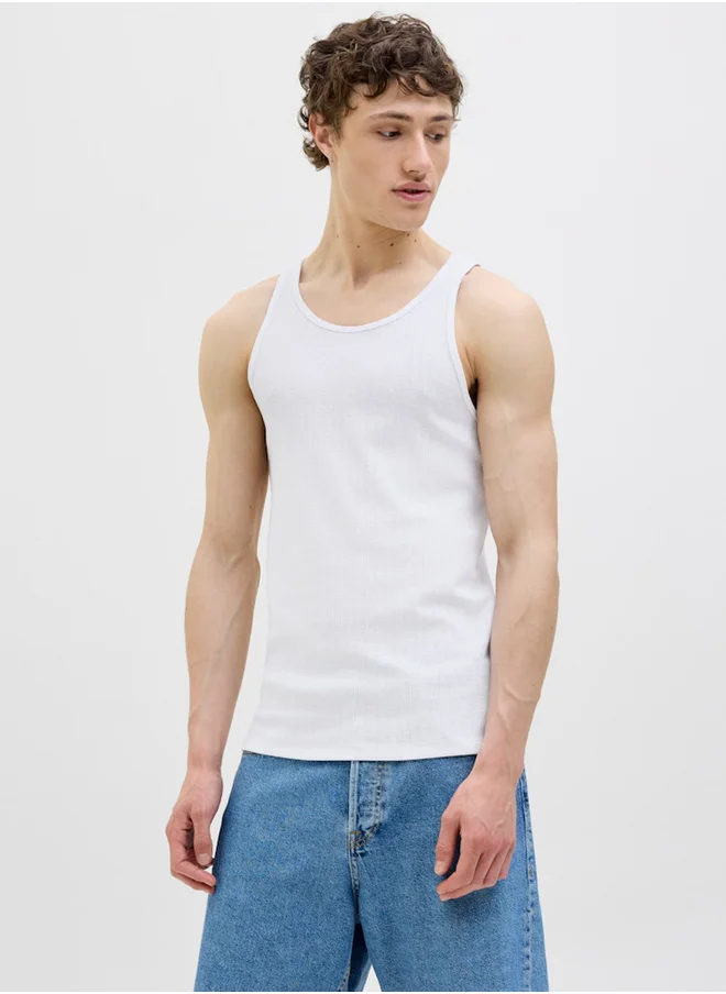 JACK & JONES Regular Fit Knitted Tank Top