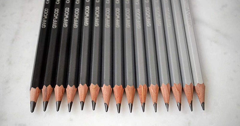 Caran d'Ache Grafwood 15 Piece Round Tube Set - Image 3
