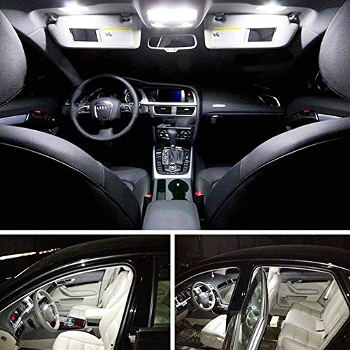 BlyilyB - Pack of 20 - White BA9S T11 T4W 64111 Miniature Bayonet Single Contact Base LED Bulbs 5SMD 5050 For Side Marker Lights RV and Boat Dome Lights Map Lights License Plate Light - Image 5