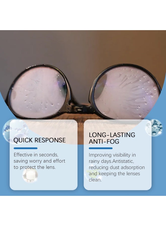 Jakehoe Eyeglass Lens Cleaner Kit - 30ML Lens Cleaner Spray Bottle + 1 Microfiber Cleaning Cloth - Safe for All Lenses, Eyeglasses, and Screens - Clear - Image 4