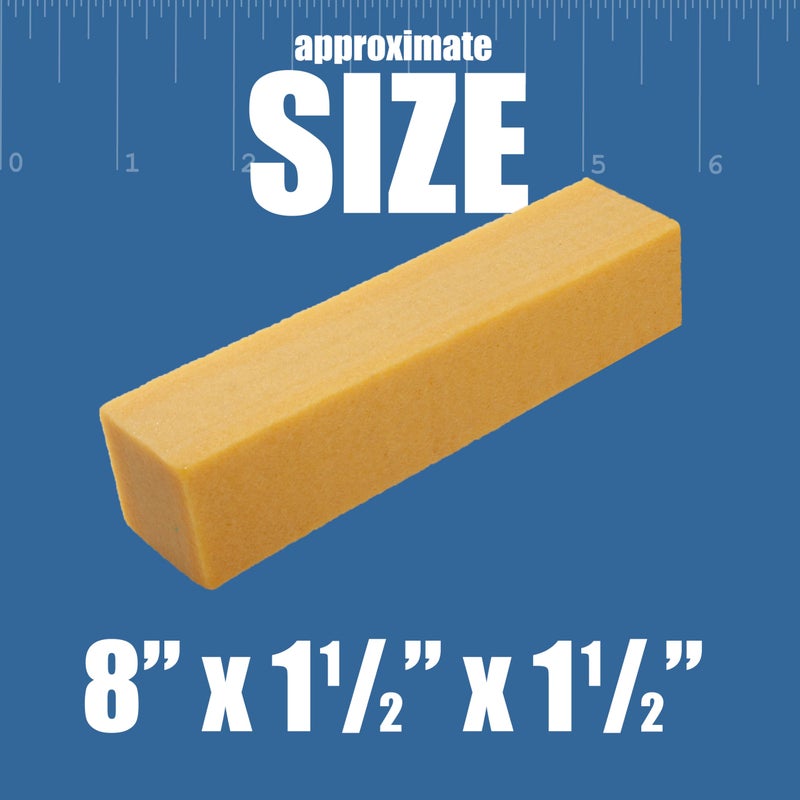 Cleaning Eraser Stick Small 1 1 2 X 1 1 2 X 7 7 8 Made From Natural Rubber For Removing Dust And Build Up From Abrasive Belts Sanding Discs Drum Sanders Grip Tape And Skateboard Grip Surfaces - Image 2