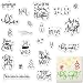 Heureppy Christmas Clear Stamps for Card Making Merry Christmas Blessing Words Rubber Stamps Xmas Transparent Silicone Seals for Winter New Year DIY Scrapbooking Embossing Paper Card Album Craft Supplies - Image 2