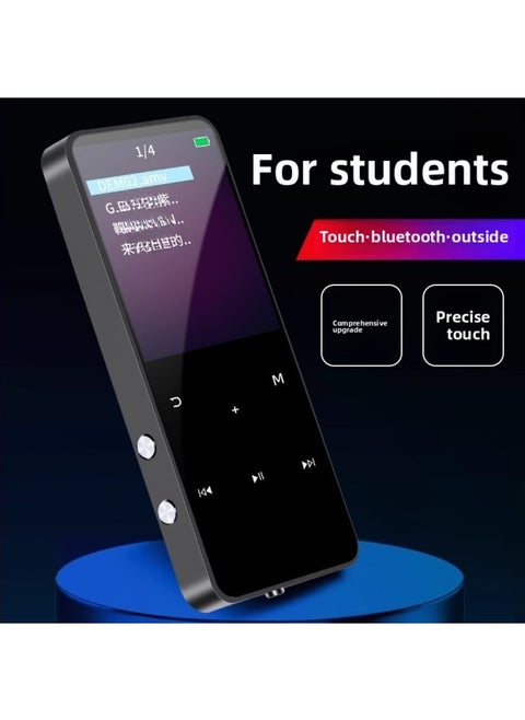 Mp3 For Students Mp5 Touch Version For High School Students Reading Novels Listening To Songs Mp4 Walkman Can Be Connected To The Bluetooth Student Version-Body Color:Dual Otg + Charging Cable + Headphones-Memory Capacity:128g [download Multiple Songs In Advance]