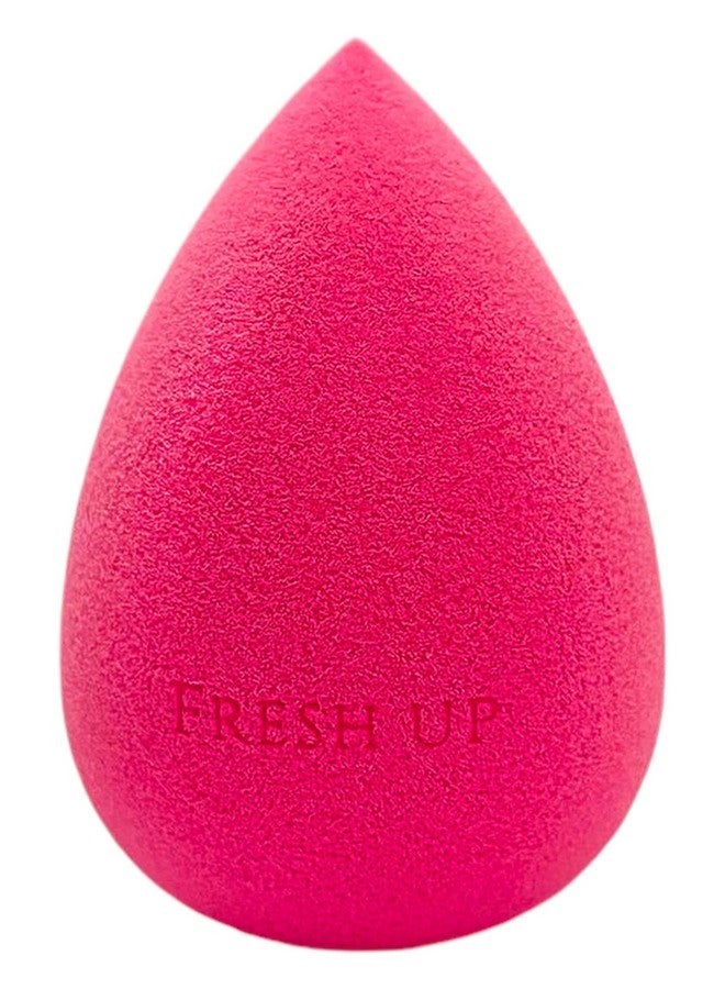 Fresh Up ™ - Original-Pink - Beauty-Blender - Makeup-Sponge - Super-Soft - Foundation-Sponge, Powders, Blush Creams, Reusable, Washable, Streak Free Application, Vegan, Latex Free (Pack Of 1) - Image 1
