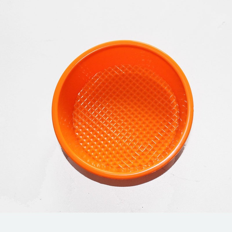 X-Haibei 4.5 Inch Silicone Round Mold, Flexible Mini Cake Pan for Baking Bread, Eggs & Sandwiches, Air Fryer & Oven Safe, Non-Stick Microwave Bread Maker for Keto & Low Carb Recipes - Image 2