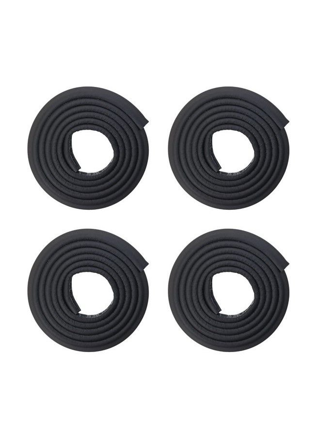 BABYSAFEHOUSE - Child Proofing Pretaped Edge Guard Strip (26Ft Pack Of 4) For Sharp Edges Of Furniture & Corners (Black Color) - Image 1