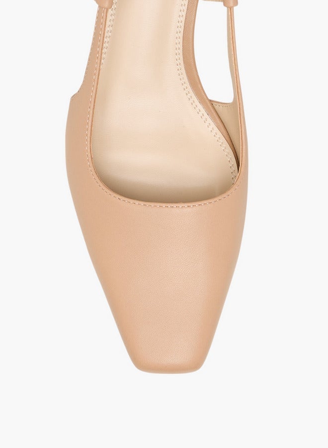 سيليست أحذية نسائية مربعة بكعب رفيع وإبزيم - Image 4