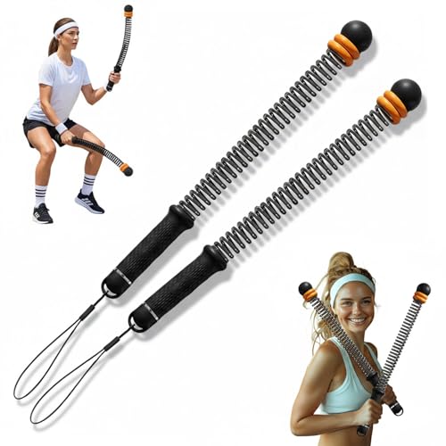 LUNZISIT Weighted Ropeless Battle Ropes (2-Pack),Portable Cordless Battle Ropes for Home Gym,arm Exerciser Rope,Workout Rope for Strength Building,Low-Impact Aerobic Training and HIIT for Fitness Enthusiasts. - Image 1