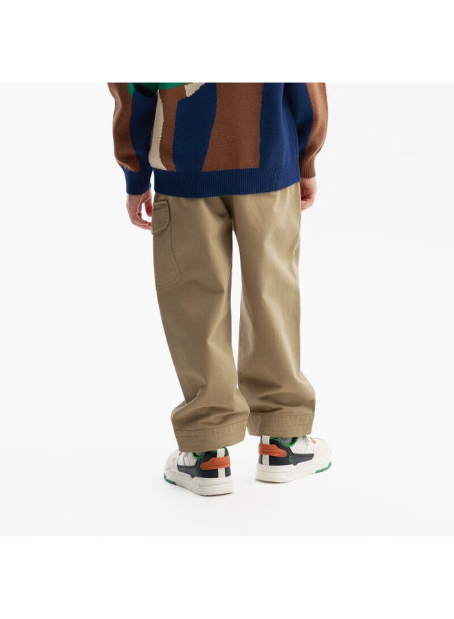 Mqd Boys' Casual Pants Autumn New Loose Fit Dad Pants For Kids - Image 3