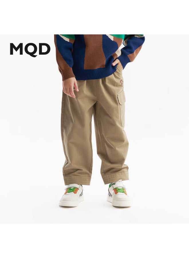 Mqd Boys' Casual Pants Autumn New Loose Fit Dad Pants For Kids - Image 1