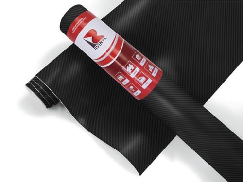 3M 2080 Series CF12 Black Carbon Fiber 5ft x 1ft 5sq ft Dual Cast 3D Weave Embossed Vinyl Car Wrapping Film Vehicle Sheet Roll