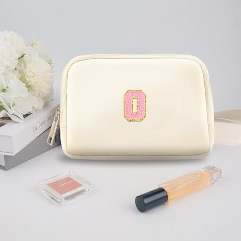 Fanny Pack Belt Bag for Women Girls Small Crossbody Bag with Initial Letter Cute Preppy Waist Packs Trendy Travel Accessories Personalized  Birthday Gifts for Running Hiking Beige O - Image 4