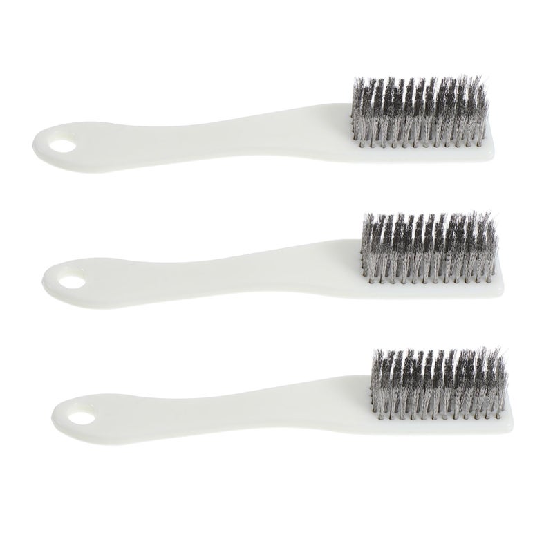 3Pcs Stainless Steel Wire Brush Set For Precision Cleaning Polishing Jewelry Collectibles - Image 2