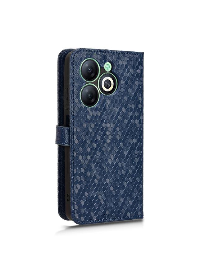S-TOP Case For Infinix Smart 8 Honeycomb Dot Texture Leather Phone Case - Image 3