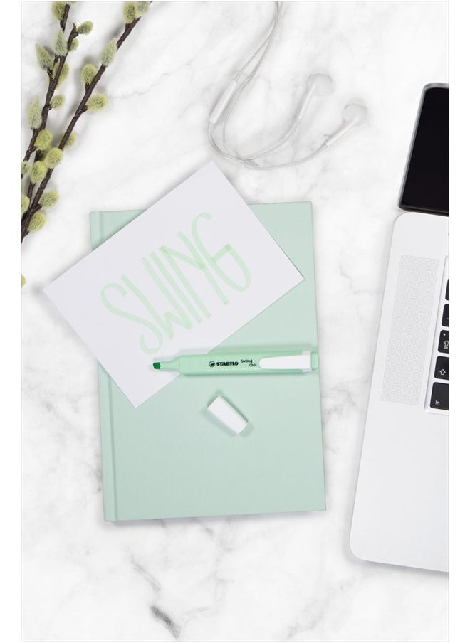 STABILO Highlighter swing cool Pastel - Wallet of 4 - Assorted colors  - Image 3
