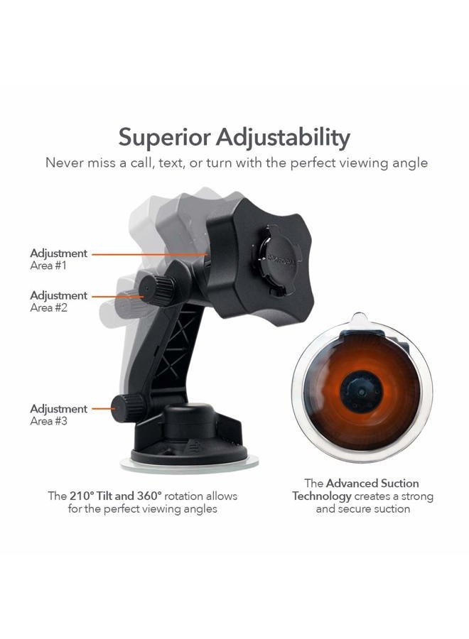Rokform Adjustable Windshield Suction Cup Phone Mount Holder For Iphone And Galaxy - Image 3