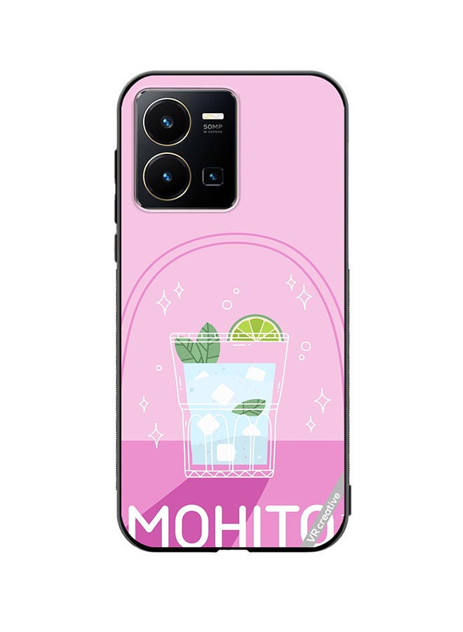 Protective Case Cover For Vivo Y35 Mohito Design Multicolour