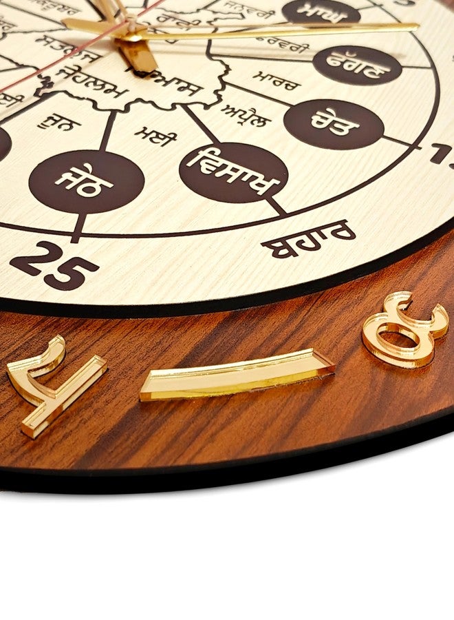 STRYCO Seasons and Months Clock and Mool Mantra Wooden Car Hanging Combo | Wooden Wall Clock and Wooden Car Hanging Combo | Premium Gift Items - Image 5