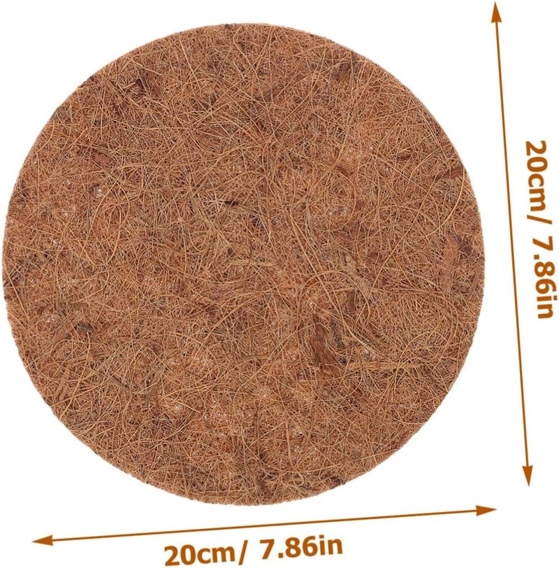 12Pcs Coconut Fiber Bird Nesting Pads Pigeon Nest Mat for Breeding Natural and Coconut Fiber Bedding for Birds for Pet Nest Decoration - Image 2