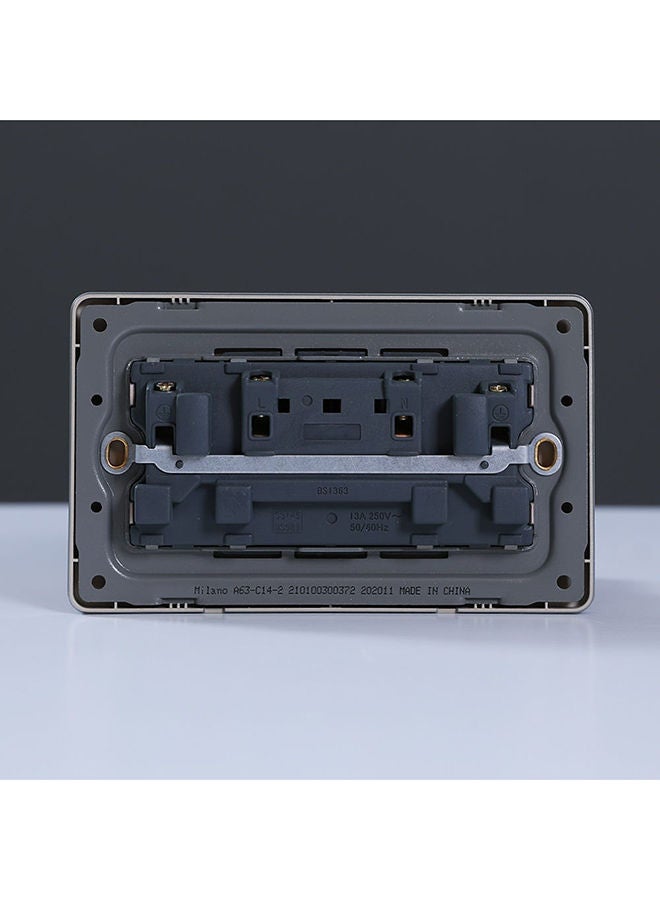 Danube Home - Milano 13A Twin Socket With Switch & Led Indicator Sl Ps - Image 4