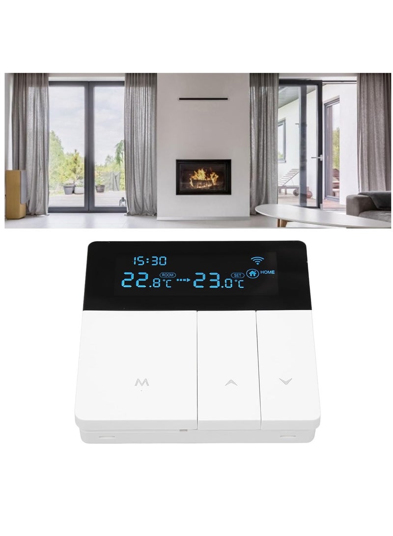 Smart Thermostat Programmable Digital Temperature Controller with WiFi, Advanced LCD Display, APP Remote Control, Sleek Modern Design, Suitable for Various Locations - Enhanced Climate Control - Image 5