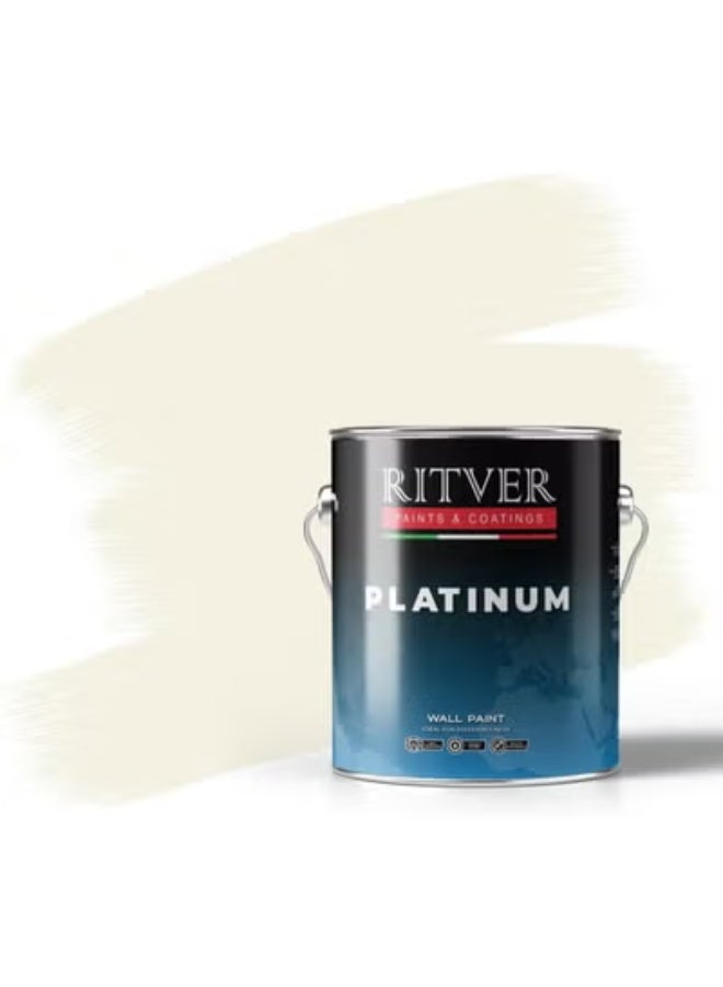 Ritver Silk Emulsion Platinum wall Paint for Home Decor, Premium Interior Wall Paint for Smooth Finish & Modern Wall Decor, Premium Low Odor Home Wall Paint - Magnoly
